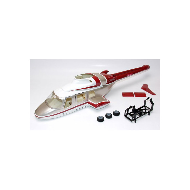 Accessoire pour hélicoptère radiocommandé FUSELAGE BELL 222