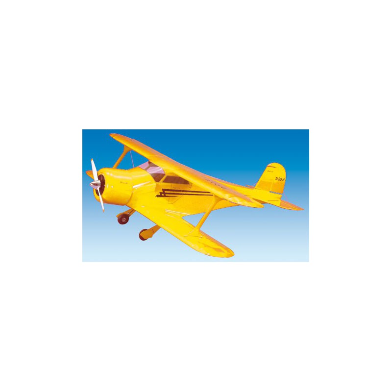 Avion thermique radiocommandé STAGGERWING JAUNE