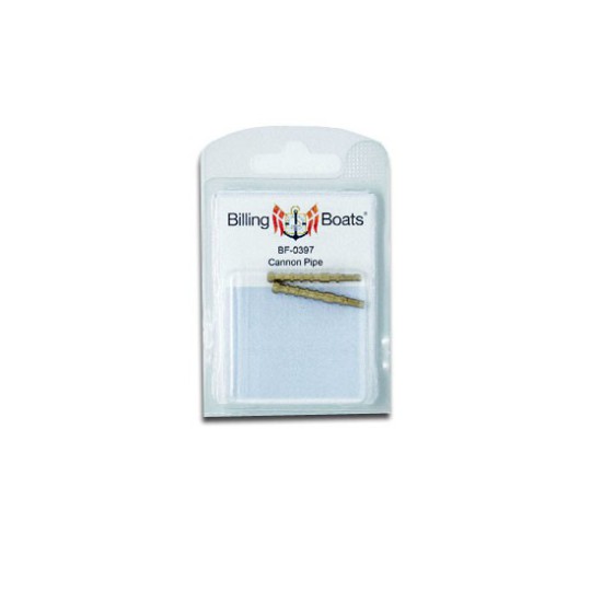 Accastillage de bateau Futs de canon en laiton4x35mm (2pcs)