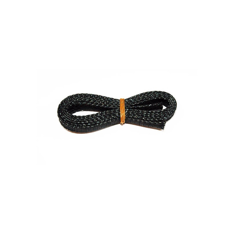 Accessoire pour radio Gaine extensible noire Diam. 8mm longueur 1m