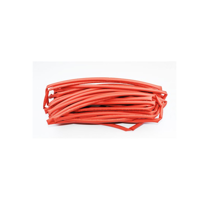 Chargeur pour accu pour appareil radiocommandé Gaine Thermo diam. 5mm Rouge 10m