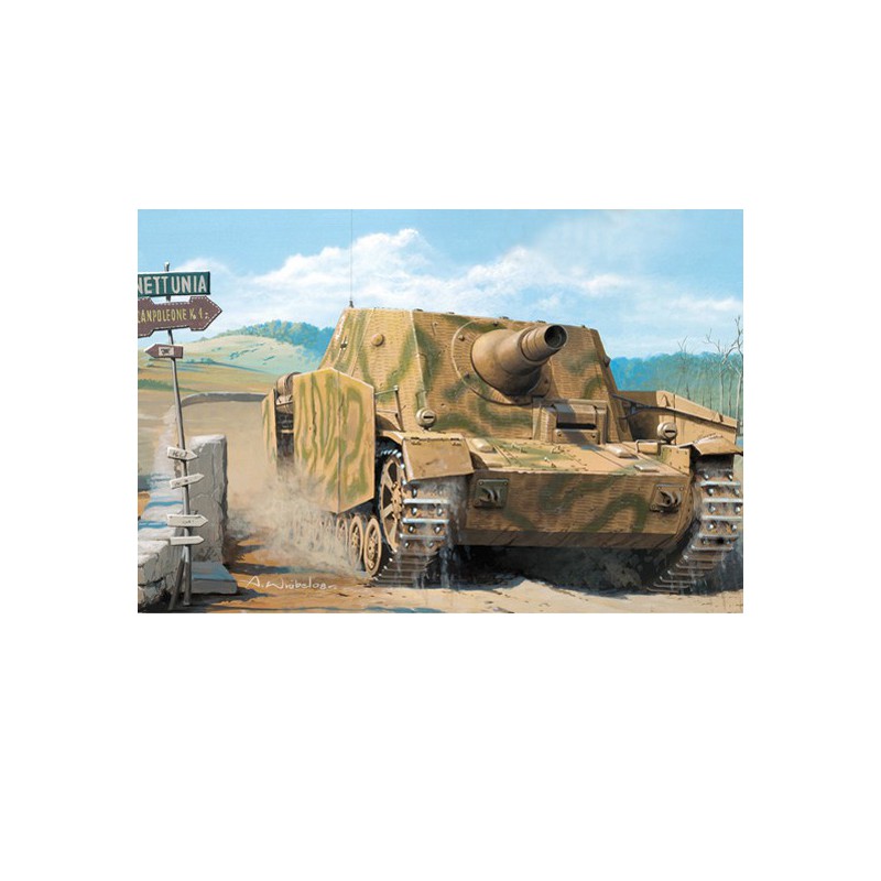 Maquette de Char en plastique Sturmpanzer IV + Intérieur 1/35