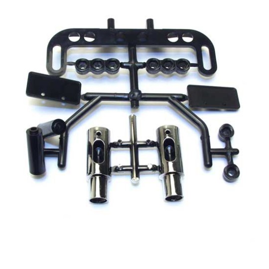 Accessoires pour voiture radiocommandée Sorties Echapp. Chromées Accessoires pour voiture radiocommandée Sorties Echapp. Chromées