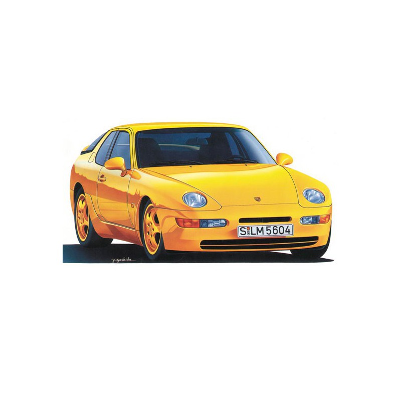 Maquette de voiture en plastique Porsche 968 CS 1/24