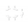 Accessoire embarqué Guignols profilés 19mm + clips (5 pcs)