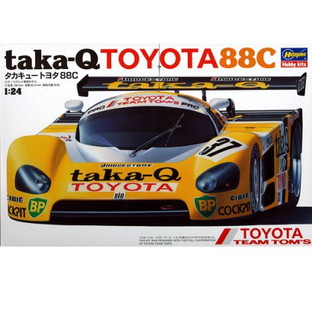 Maquette de voiture en plastique TAKA-Q TOYOTA 88C 1/24
