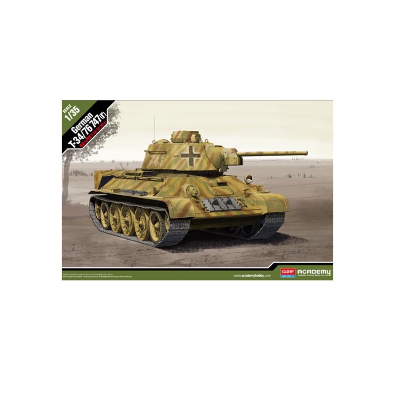 Maquette de Char en plastique German T-34/76 747r 1/35 Maquette de Char en plastique German T-34/76 747r 1/35