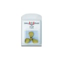 Accastillage de bateau Hélice tripale laiton droite m4 50mm (1pc) Accastillage de bateau Hélice tripale laiton droite m4 50mm (1pc)