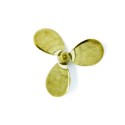 Accastillage de bateau Hélice tripale laiton gauche m4 50mm (1pc) Accastillage de bateau Hélice tripale laiton gauche m4 50mm (1pc)