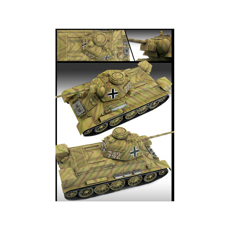 Maquette de Char en plastique German T-34/76 747r 1/35 Maquette de Char en plastique German T-34/76 747r 1/35