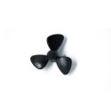 Accastillage de bateau Hélice tripale plastique gauche m2 20mm (1pc) Accastillage de bateau Hélice tripale plastique gauche m2 20mm (1pc)