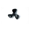 Accastillage de bateau Hélice tripale plastique gauche m2 20mm (1pc)