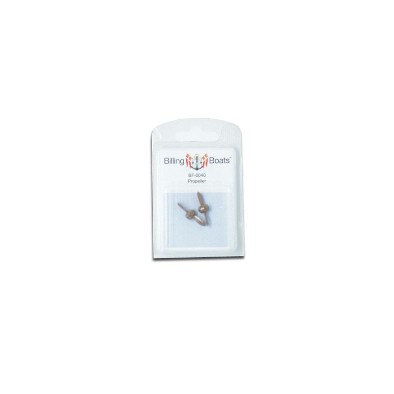 Accastillage de bateau Hélices bipale plastique m2 x 28mm (2pcs)