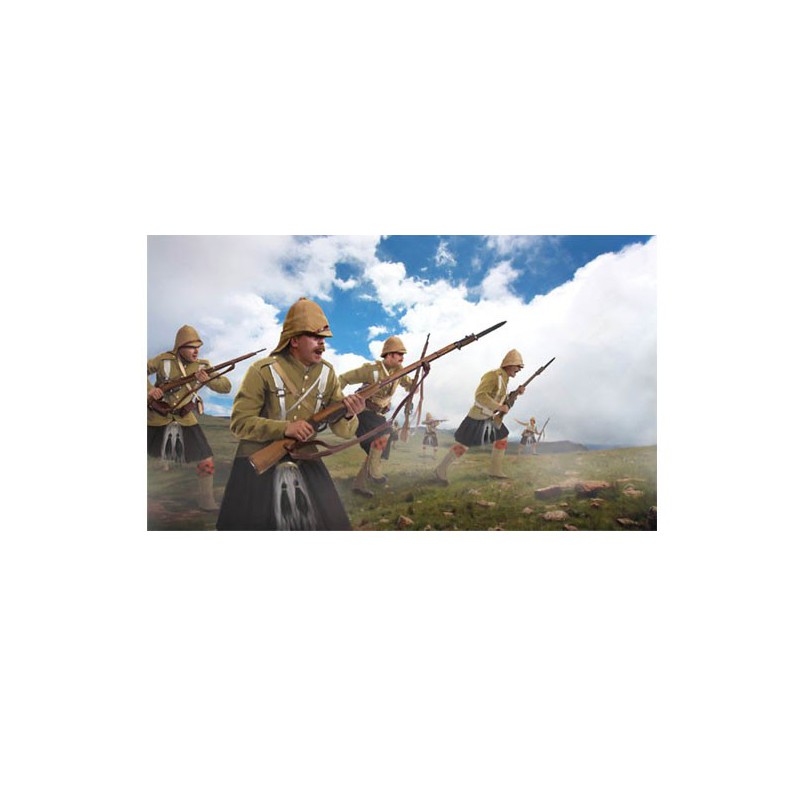 Figurine Highlanders in Attack 1899-1902 1/72