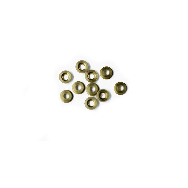Accastillage de bateau Hublots en laiton 5mm (10pcs)