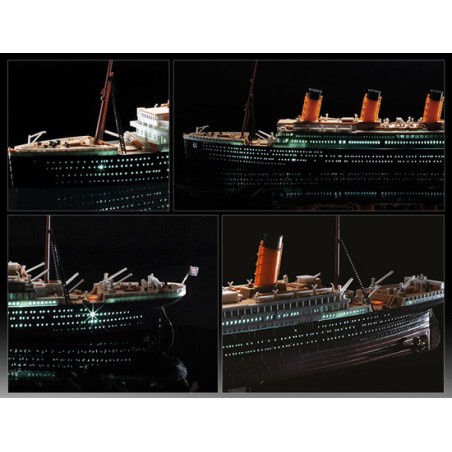Maquette de Bateau en plastique R.M.S. TITANIC + Leds 1/700 Maquette de Bateau en plastique R.M.S. TITANIC + Leds 1/700