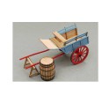 Accastillage de bateau CHARRETTE ET TONNEAU XVIII siècle éch. 1/72 Accastillage de bateau CHARRETTE ET TONNEAU XVIII siècle éch. 1/72