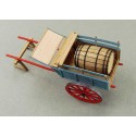 Accastillage de bateau CHARRETTE ET TONNEAU XVIII siècle éch. 1/72 Accastillage de bateau CHARRETTE ET TONNEAU XVIII siècle éch. 1/72