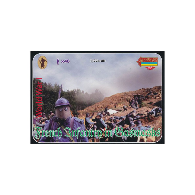 Figurine INFANTERIE FRANC. MASQUE 1/72