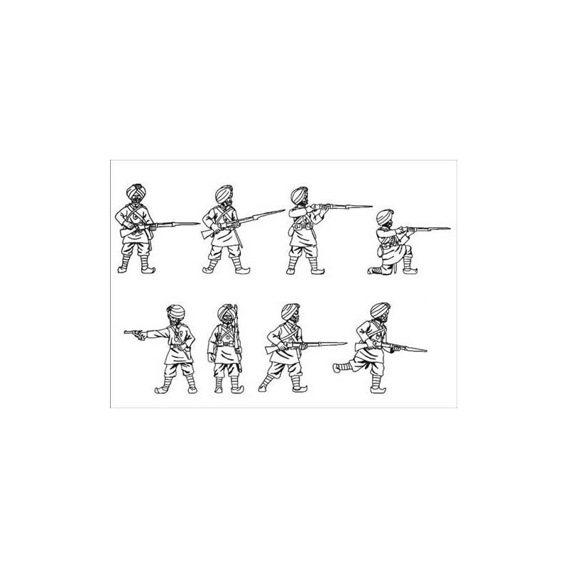 Figurine INFANTERIE INDIENNE COLONIALE Figurine INFANTERIE INDIENNE COLONIALE
