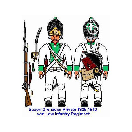 Figurine INFANTERIE SAXONNE 1806 1/72 Figurine INFANTERIE SAXONNE 1806 1/72