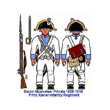 Figurine INFANTERIE SAXONNE 1806 1/72 Figurine INFANTERIE SAXONNE 1806 1/72