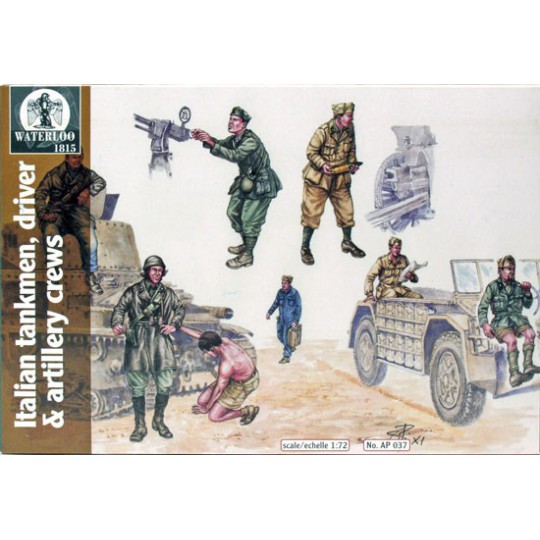 Figurine ITALIAN TANKSMEN & DRIVERS1/72 Figurine ITALIAN TANKSMEN & DRIVERS1/72