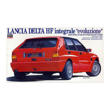 Maquette de voiture en plastique LANCIA DELTA EVOLU. 1/24