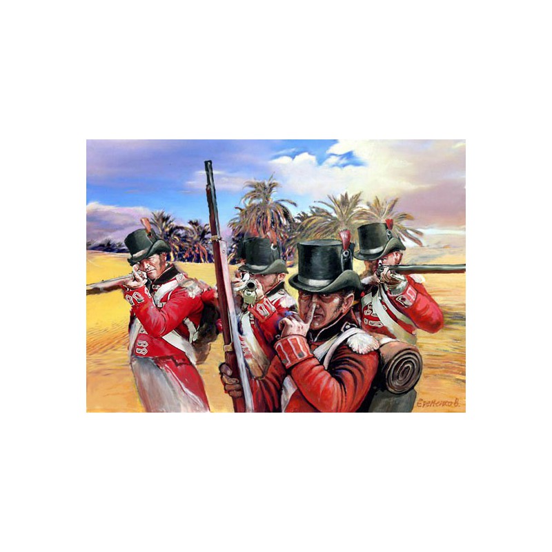 Figurine Ligne Anglaise en Egypte 1/72