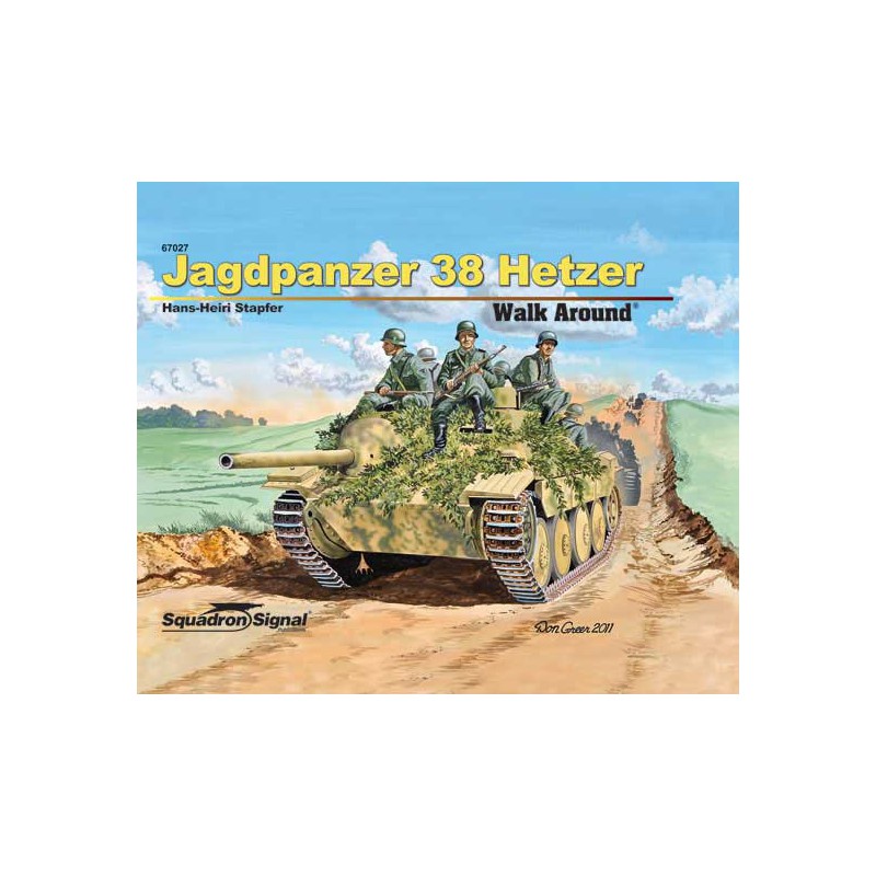 Livre JAGDPANZER 38 HETZER - WALK AROUND - Harbound Cover