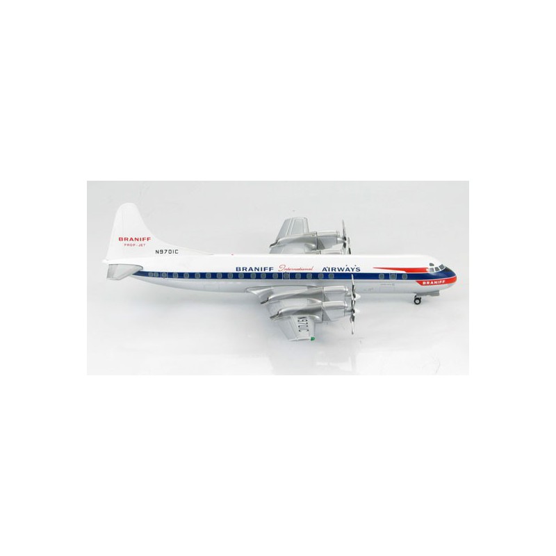 Miniature d'avion Die Cast au 1/200 L-188 Electra1/200