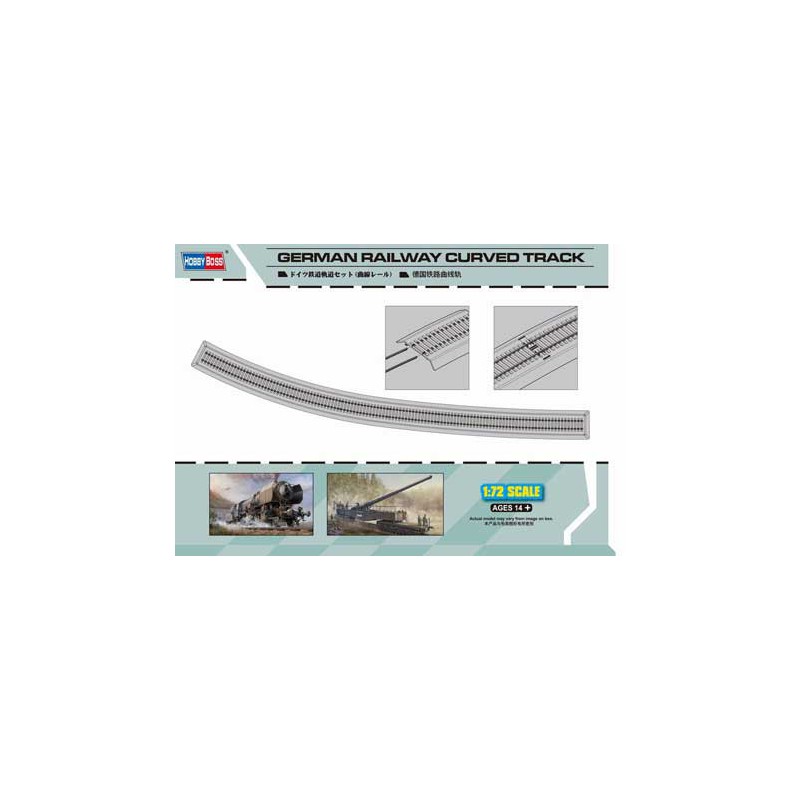 Maquette de train en plastique GERMAN RAILWAYS CURVED TRACK