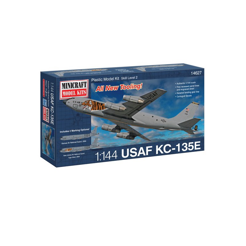 Maquette d'avion en plastique KC-135E USAF 1/144