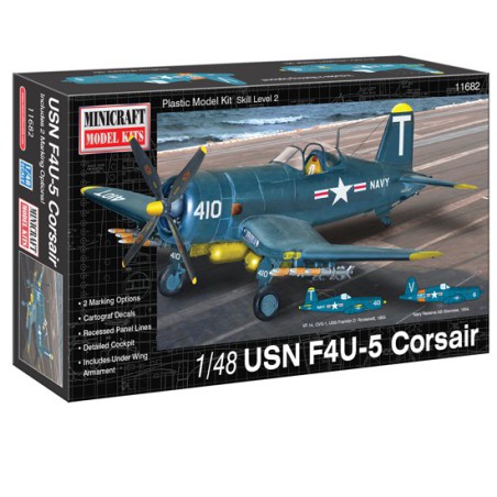 Maquette d'avion en plastique F4U-5 Corsair USN 1/48 Maquette d'avion en plastique F4U-5 Corsair USN 1/48