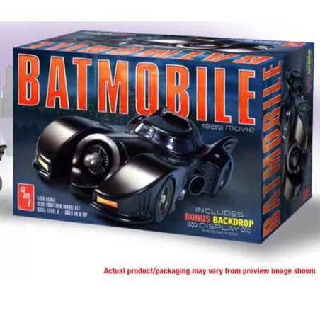Maquette de voiture en plastique Batmobile 1989 1/25 Maquette de voiture en plastique Batmobile 1989 1/25