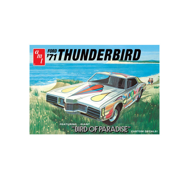 Maquette de voiture en plastique FORD THUNDERBIRD 1/25