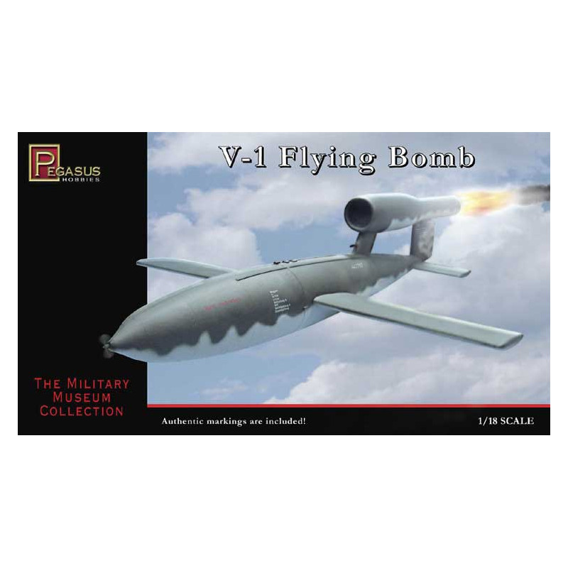 Maquette d'avion en plastique V-1 BOMBE VOLANTE ROCKET1/18