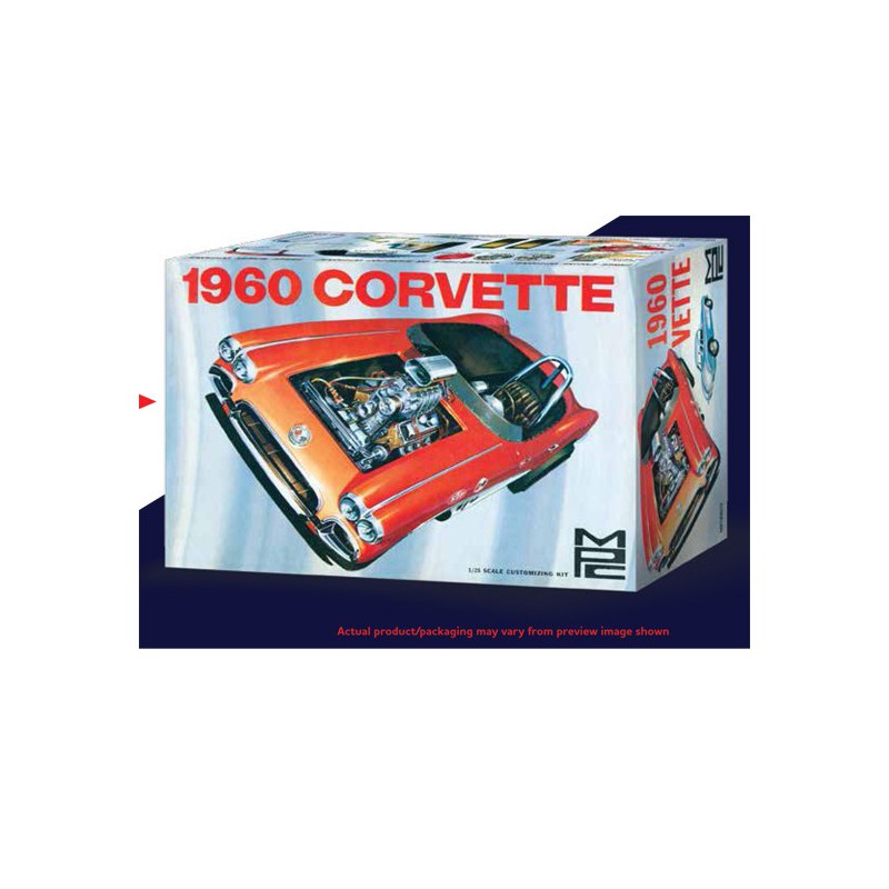 Maquette de voiture en plastique Chevy Corvette 1960 1/25