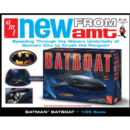 Maquette plastique de série TV Batman Bat Boat 1/25 Maquette plastique de série TV Batman Bat Boat 1/25