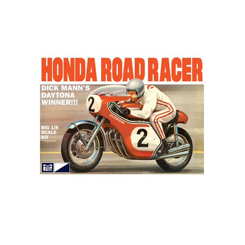 Maquette de moto en plastique Honda 750 Dick Mann 1/8