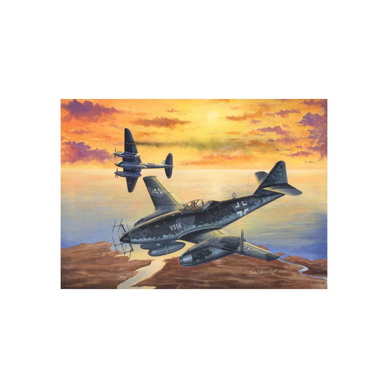 Maquette d'avion en plastique Me 262 A-1a/U2 (V056) 1/48