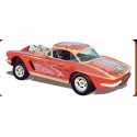 Maquette de voiture en plastique Corvette 1962 1/25 Maquette de voiture en plastique Corvette 1962 1/25