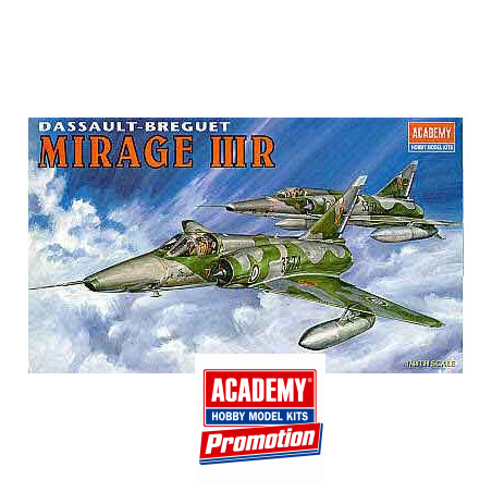 Maquette d'avion en plastique MIRAGE IIIR 1/48