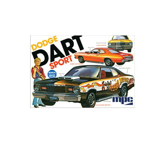 Maquette de voiture en plastique Dodge Dart Sport 1/25