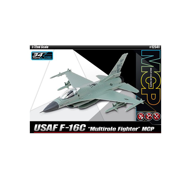 Maquette d'avion en plastique USAF F-16C MCP 1/72
