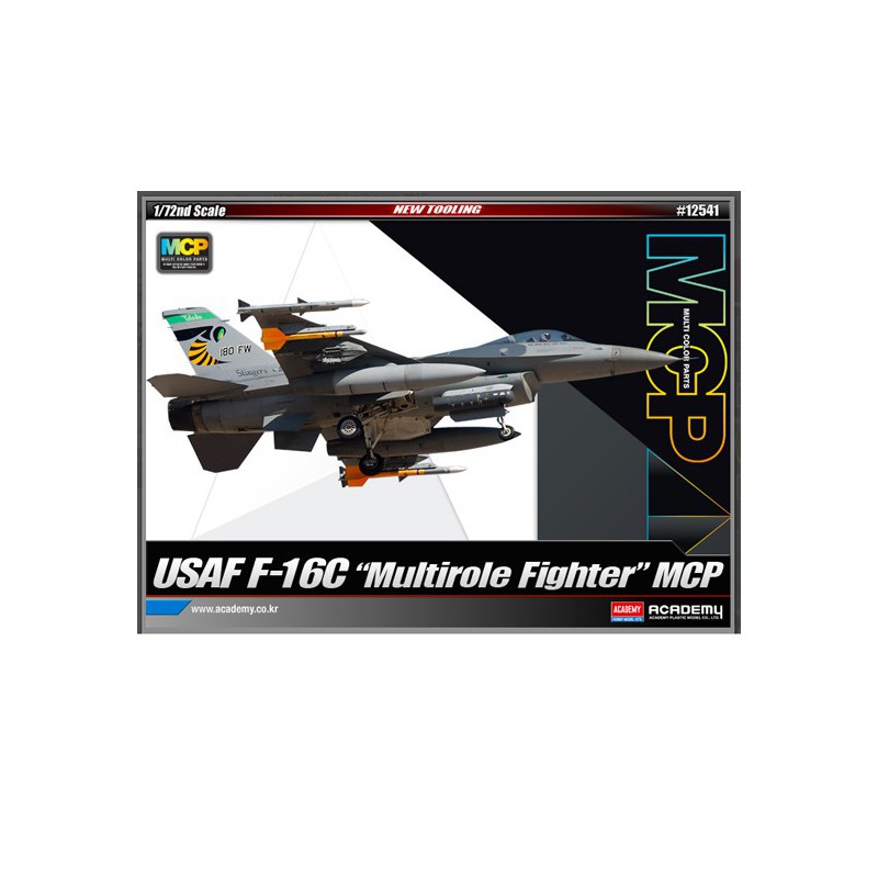 Maquette d'avion en plastique USAF F-16C MCP 1/72