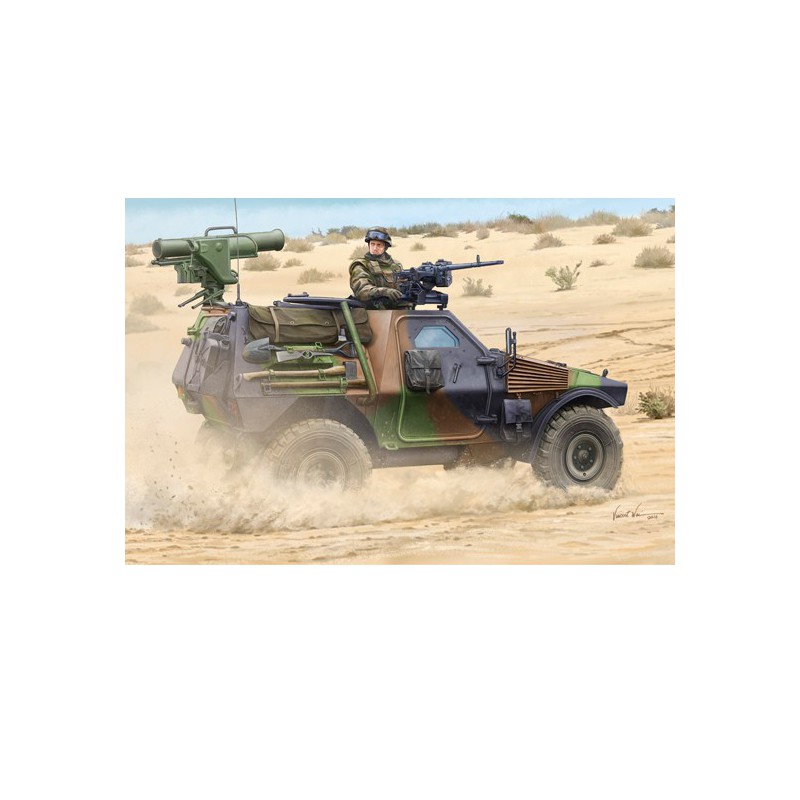 Maquette de Char en plastique VBL Français + Milan 1/35