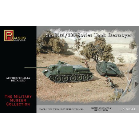 Maquette de Char en plastique Su-85 Soviet Tank 1/72 Maquette de Char en plastique Su-85 Soviet Tank 1/72
