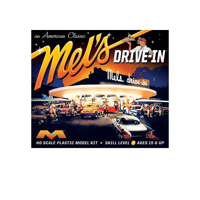 Maquette Diorama MELS Drive In 1960 Kit