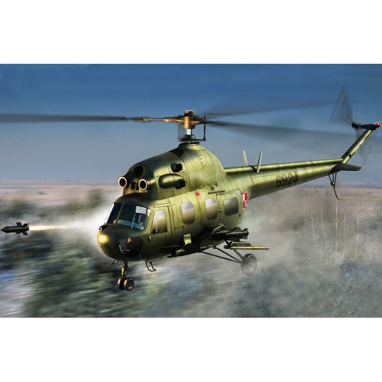 Maquette d'hélicoptère en plastique Mil mi-2URP Hoplite Anti Tank Maquette d'hélicoptère en plastique Mil mi-2URP Hoplite Anti Tank